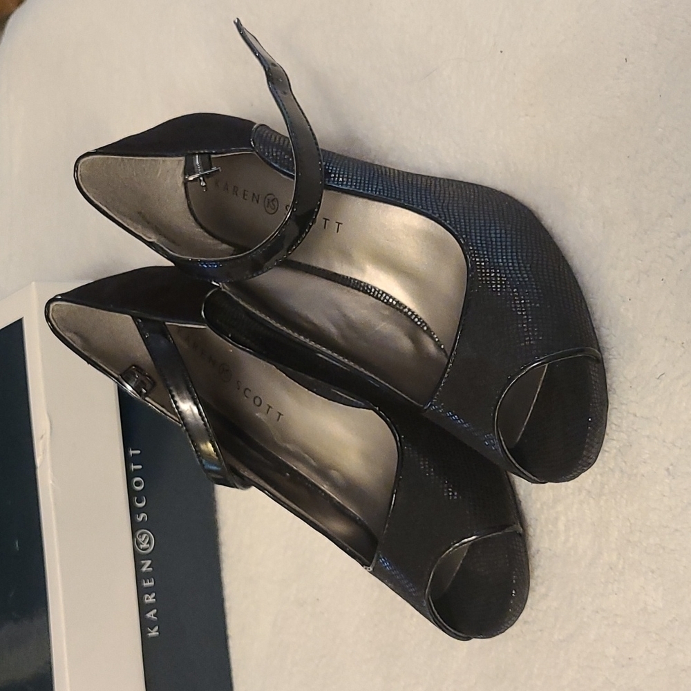 Karen scott shoes black heals